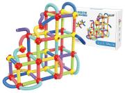 Opakowanie Klocki - słomki konstrukcyjne rozciągliwe 124el