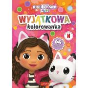 Koci Domek Gabi Wyjątkowa kolorowanka. Autor: Opracowanie zbiorowe. Dadada.pl Okładka książki Koci Domek Gabi Wyjątkowa kolorowanka