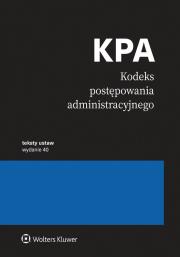 Okładka książki Kodeks postępowania administracyjnego. Przepisy