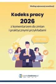 Okładka książki Kodeks pracy 2026 z komentarzem do zmian i...