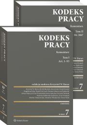 Kodeks pracy Komentarz Tom 1-2. Autor: Opracowanie zbiorowe. Dadada.pl Okładka książki Kodeks pracy Komentarz Tom 1-2