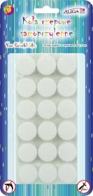 Opakowanie Koła rzepowe samoprzylepne rzepy 1,5cm 36 par