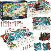 Kolejka tor puzzle świąteczne 25el. Wydawca: Trifox. Dadada.pl Opakowanie Kolejka tor puzzle świąteczne 25el