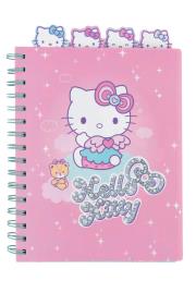 Opakowanie Kołobrulion A5 100k. kratka z główkami Hello Kitty pink wzór 3