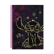 Opakowanie Kołobrulion B5 Disney Gold Stitch plastikowa spirala 100 kartek