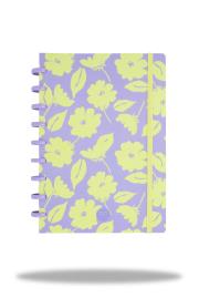 Opakowanie Kołobrulion B5 Flores Lila z gumką 100 kartek