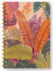 Kołonotatnik ozdobny B5/160K kratka Dżungla. Wydawca: Cozywood. Dadada.pl Opakowanie Kołonotatnik ozdobny B5/160K kratka Dżungla