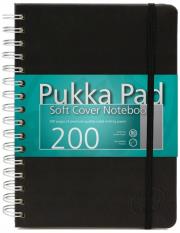 Opakowanie Kołonotatnik Pukka Pad A5 Soft Cover czarny
