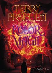Kolor magii. Duże Litery. Autor: Terry Pratchett. Dadada.pl Okładka książki Kolor magii. Duże Litery