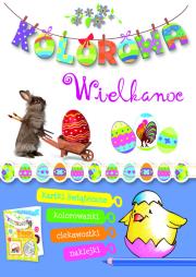 Kolorowa Wielkanoc. Autor: Ewa Gorzkowska-Parnas. Dadada.pl Okładka książki Kolorowa Wielkanoc
