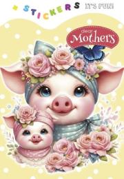 Opakowanie Kolorowanka 135x190 z naklejkami Najdroższe mamy