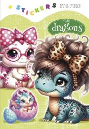 Opakowanie Kolorowanka 135x190 z naklejkami Urocze smoki