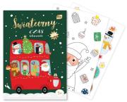Opakowanie Kolorowanka A4/16k z naklejkami Świąteczny Czas