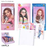 Kolorowanka mini Top Model z dźwiękiem w kształcie telefonu 1szt.mix 13576A. Wydawca: DEPESCHE (5). Dadada.pl Opakowanie Kolorowanka mini Top Model z dźwiękiem w kształcie telefonu 1szt.mix 13576A