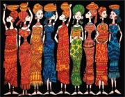 Opakowanie Kolorowanka welwetowa Afrykanki 47x35cm