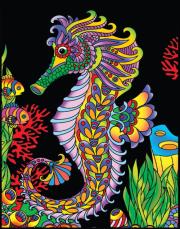 Opakowanie Kolorowanka Welwetowa Colorvelvet 47x35 cm Konik Morski