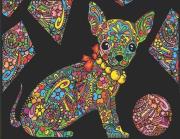 Opakowanie Kolorowanka Welwetowa Colorvelvet A4 Chihuahua