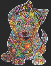 Opakowanie Kolorowanka Welwetowa Colorvelvet A4 Szczeniak