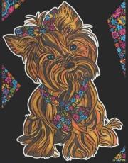 Opakowanie Kolorowanka Welwetowa Colorvelvet A4 Yorkshire Terrier