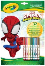Okładka książki Kolorowanka z flamastrami Spidey i super-kumple