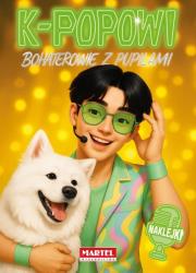 Okładka książki Kolorowanka z naklejkami K-popowi Bohaterowie z pupilami
