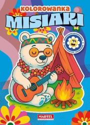 Okładka książki Kolorowanka z naklejkami Misiaki
