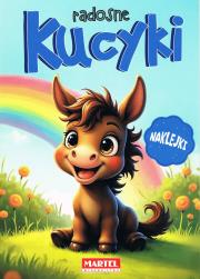 Okładka książki Kolorowanka z naklejkami Radosne kucyki