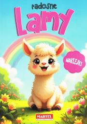 Okładka książki Kolorowanka z naklejkami Radosne lamy