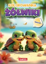 Okładka książki Kolorowanka Żółwiki z naklejkami