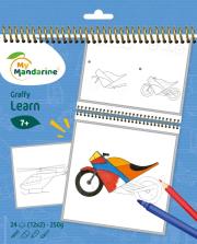 Opakowanie Kolorowanki. Nauka rysunku Transport