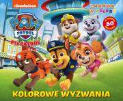 Kolorowe wyzwania. Zabawa w kolory. Psi Patrol. Autor: Opracowanie zbiorowe. Dadada.pl Okładka książki Kolorowe wyzwania. Zabawa w kolory. Psi Patrol