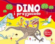 Okładka książki Koloruj, naklejaj - Dino i przyjaciele