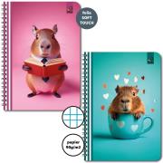 Opakowanie Kołozeszyt A5/50K kratka 90g Kapibara (6szt)