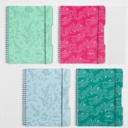 Opakowanie Kołozeszyt A5/80K kratka Colors MIX (4szt)