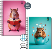 Opakowanie Kołozeszyt A6/50K kratka 90g Kapibara (10szt)