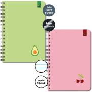 Opakowanie Kołozeszyt A6/50K linia 90g Awokado Wiśnia (10szt)