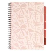 Opakowanie Kołozeszyt Pads A4/100K kratka Floral beżowy