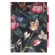 Opakowanie Kołozeszyt Pads A4/100K kratka Kwiaty zielony