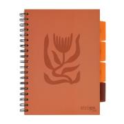 Opakowanie Kołozeszyt Pads B5/100K kratka Floral ceglany