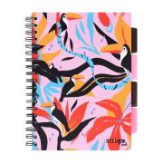 Opakowanie Kołozeszyt Pads B5/100K kratka Jungla różowy