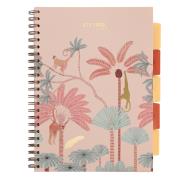 Opakowanie Kołozeszyt Strigo A4 Project Book Afryka pastelowo beżowy kratka