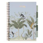 Opakowanie Kołozeszyt Strigo A4 Project Book Afryka pastelowo niebieski kratka