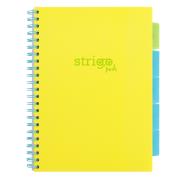 Opakowanie Kołozeszyt Strigo A4 Project Book Neon żółty kratka