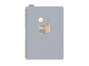 Opakowanie Kołozeszyt z gumką A4/80K linia szary