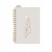 Opakowanie Kołozeszyt z gumką A6/80K linia kremowy