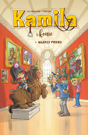 Komiksy są super! Kamila i konie. Władcy prerii. Tom 4. Autor: Lili Mésange, Stefano Turconi. Dadada.pl Okładka książki Komiksy są super! Kamila i konie. Władcy prerii. Tom 4