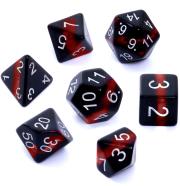 Opakowanie Komplet kości REBEL RPG - Minerały - Rubin