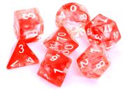 Opakowanie Komplet kości REBEL RPG - Nebula - Czerwone