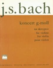 Okładka książki Koncert g-moll na skrzypce