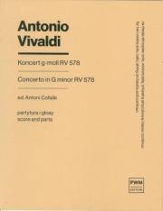 Okładka książki Koncert g-moll RV 578 z L'estro armonico op. 3